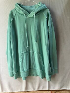 Light Teal Hoodie Sweatshirt - Unbranded